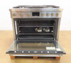 Bosch 800 Series HDS8655U 36" 6 Burner Dual Fuel Convection Range Full Warranty