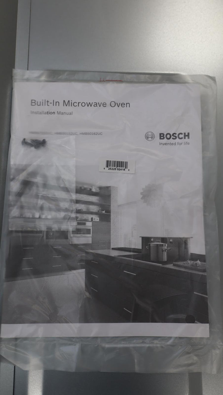 Bosch 800 Series 30" SpeedChef  True Convection Sensor Cook SS Oven HMC80152UC