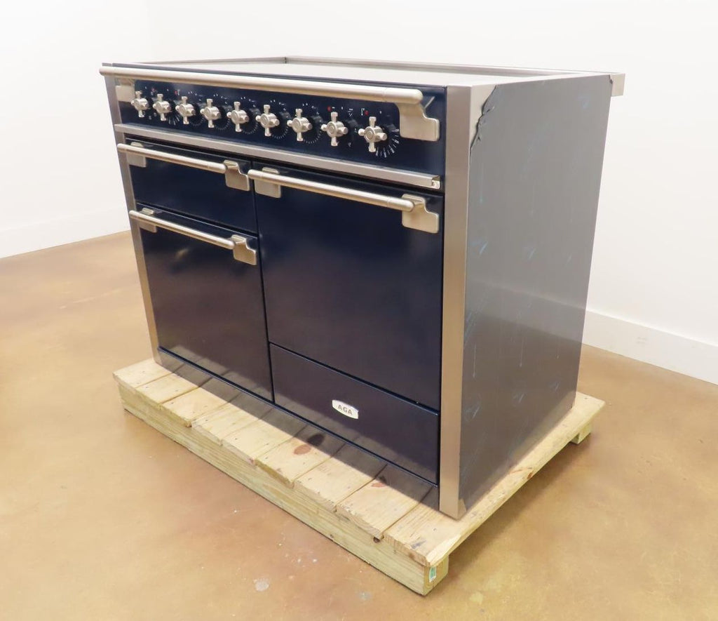 AGA Elise AEL481ININD 48" Freestanding Induction Indigo Range Triple Oven