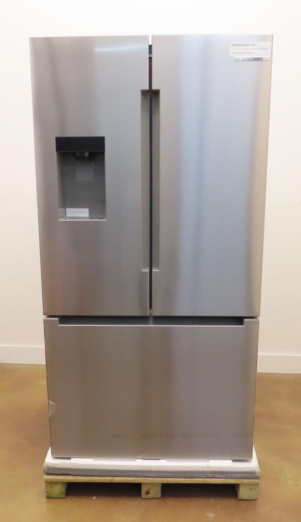 Bosch 100 Series B36FD10ENS 36" Freestanding French Door Smart Refrigerator Pics
