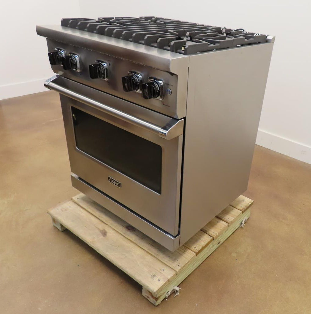 Viking Professional 5 Series 30" 4 Burners Gas Range VGR5304BSS 2025 Model