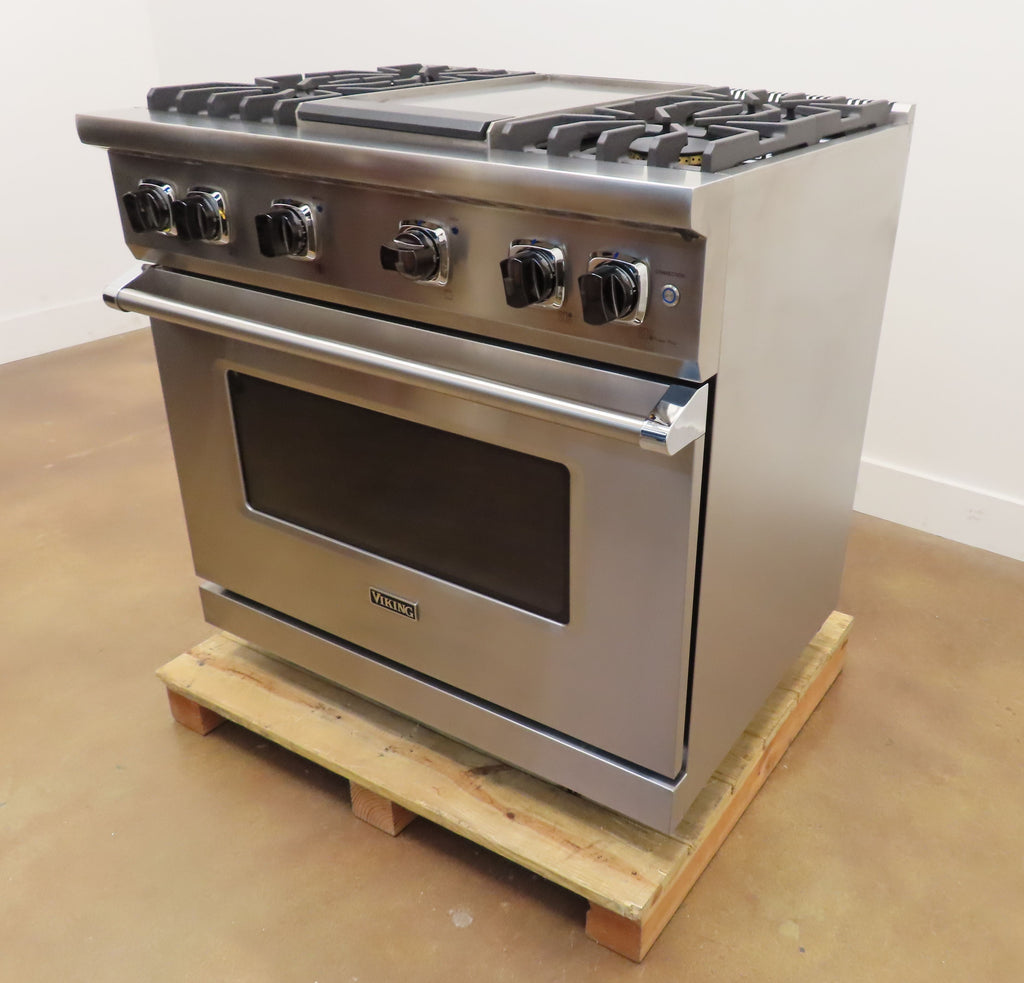 Viking 5 Series VGR5364GSS 36" Freestanding Professional Gas Range 2025 Model