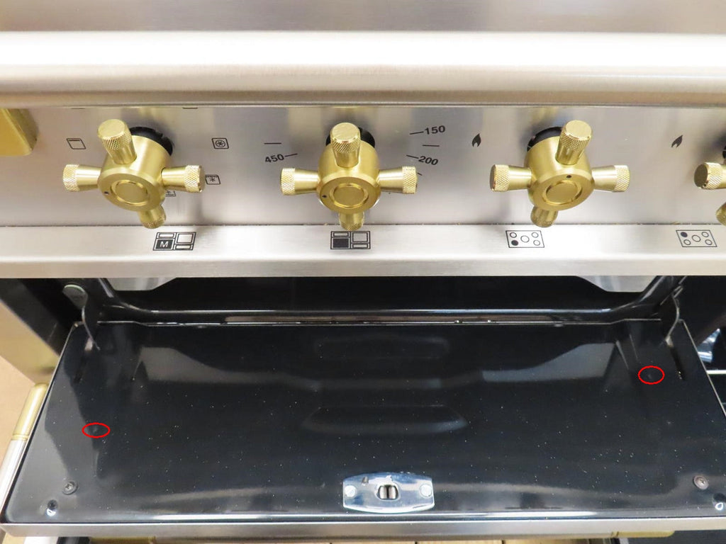 AGA Elise Series Classic Color Col AEL481DFABSS 48" Freestanding Dual Fuel Range