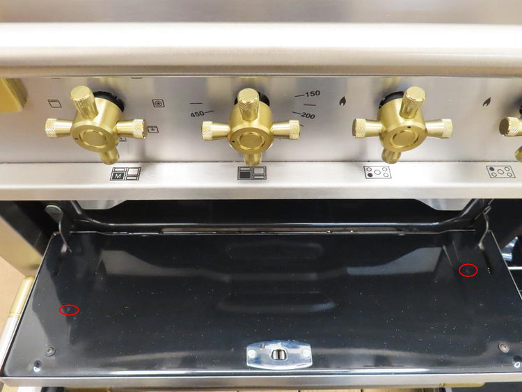 AGA Elise Series Classic Color Col AEL481DFABSS 48" Freestanding Dual Fuel Range