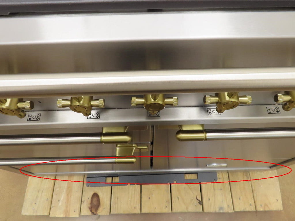 AGA Elise Series Classic Color Col AEL481DFABSS 48" Freestanding Dual Fuel Range