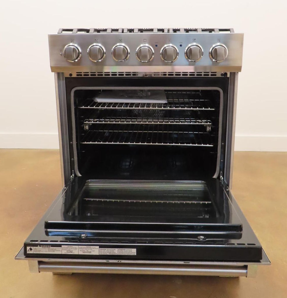 Viking 3 Series RVDR33025BSSLP 30" 5 Sealed Burners Freestanding Dual Fuel Range