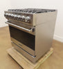 Viking 3 Series RVDR33025BSSLP 30" 5 Sealed Burners Freestanding Dual Fuel Range