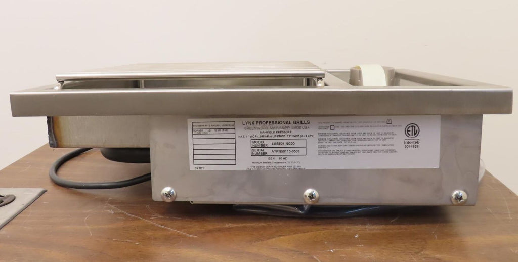 Lynx Sedona Series LSB501NG 11" Built-in Single Side Burner with 12,500 BTUs