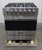Viking 3 Series 30" 5 Sealed Burners Freestanding Dual Fuel Range RVDR33025BSSLP