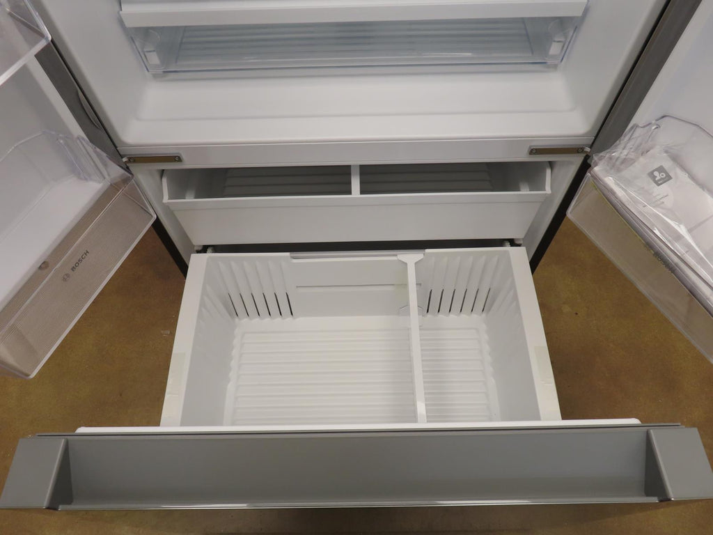 Bosch 100 Series B36FD10ENS 36" Freestanding French Door Smart Refrigerator Imgs