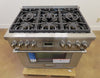 Thermador Pro Harmony Professional Series PRG366WH 36" ProStyle NaturalGas Range