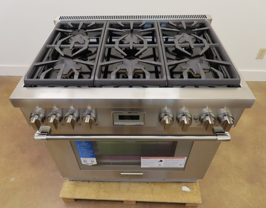 Thermador Pro Harmony Professional Series PRG366WH 36" ProStyle NaturalGas Range