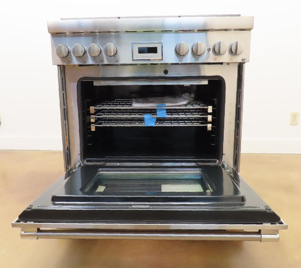 Thermador Pro Harmony Professional Series PRG366WH 36" ProStyle NaturalGas Range