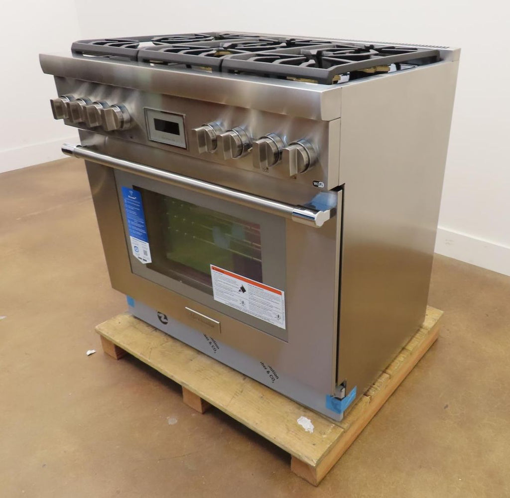 Thermador Pro Harmony Professional Series PRG366WH 36" ProStyle NaturalGas Range