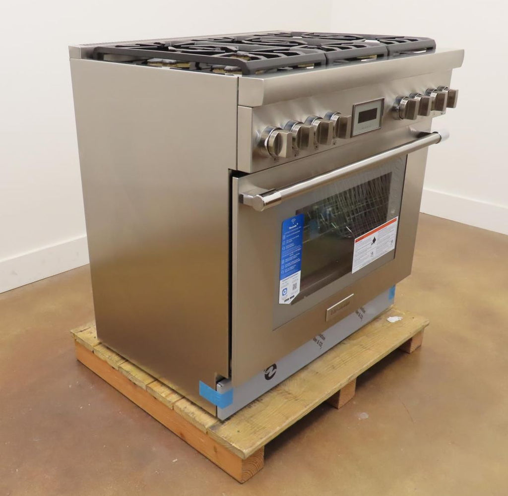 Thermador Pro Harmony Professional Series PRG366WH 36" ProStyle NaturalGas Range