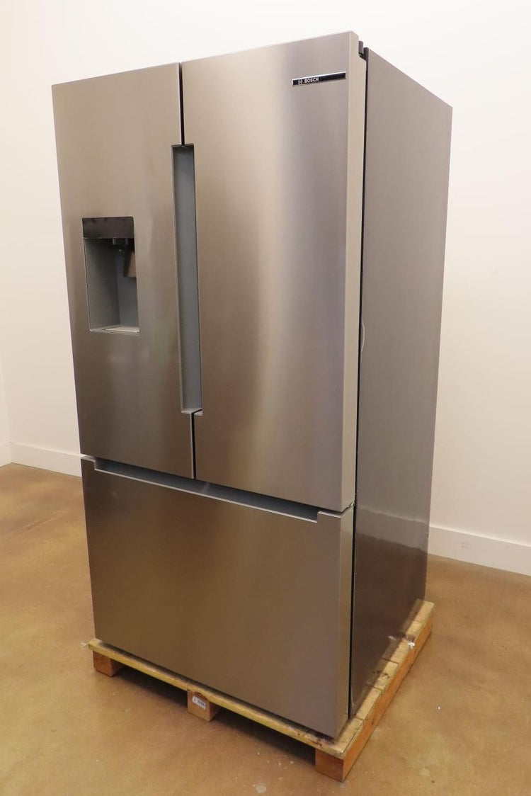 Bosch 100 Series B36FD10ENS 36" Freestanding French Door Smart Refrigerator Imgs
