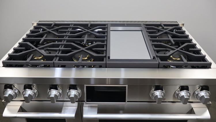 Signature Kitchen Suite 48" Double Oven Dual Fuel Convection Range SKSDR480GS