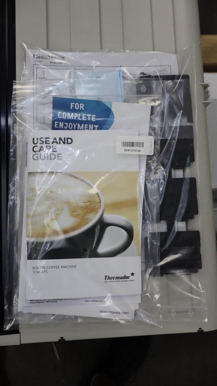 Thermador 24" Smart Memory Beverages LCD Display Built In Coffee Maker TCM24TS