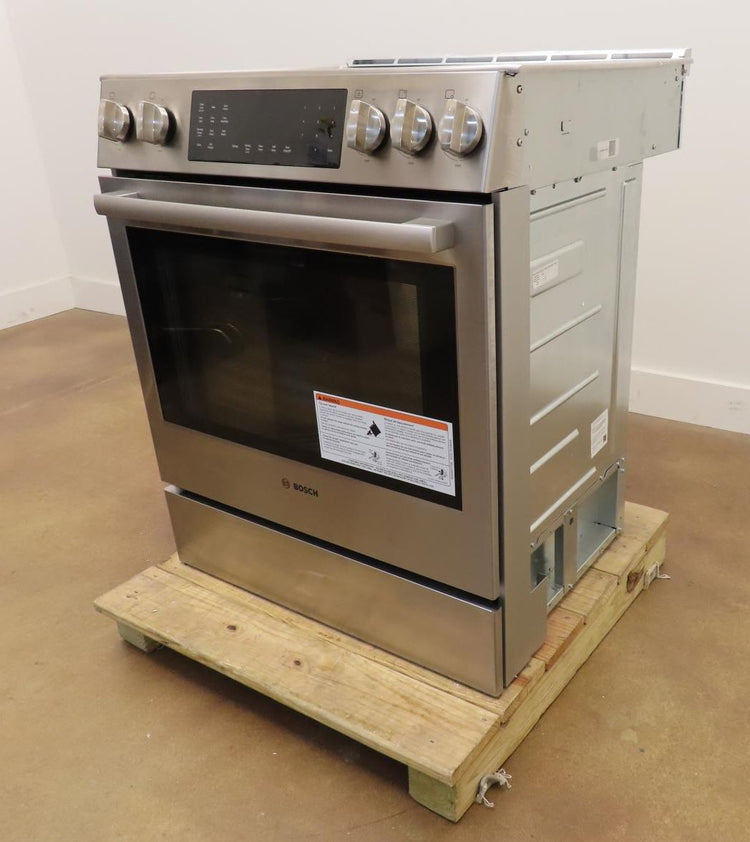Bosch 800 Series HDI8056U 30" Slide-In Dual Fuel Stainless Steel Range