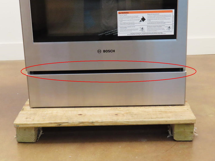 Bosch 800 Series HDI8056U 30" Slide-In Dual Fuel Stainless Steel Range