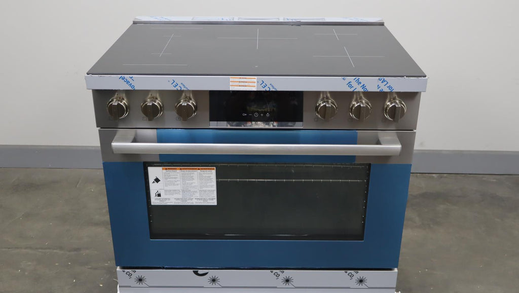 Bosch 36" Slide-In 3.7 cu.ft 5 Elements 800 Series Induction Range HIS8655U