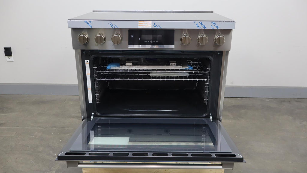 Bosch 36" Slide-In 3.7 cu.ft 5 Elements 800 Series Induction Range HIS8655U