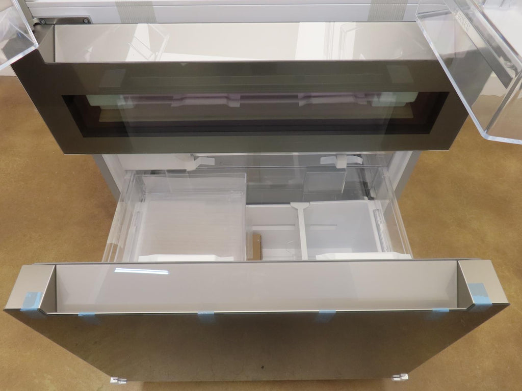Bosch 800 Series B36CL81ENG 36" Freestanding French Door Smart Refrigerator Pics