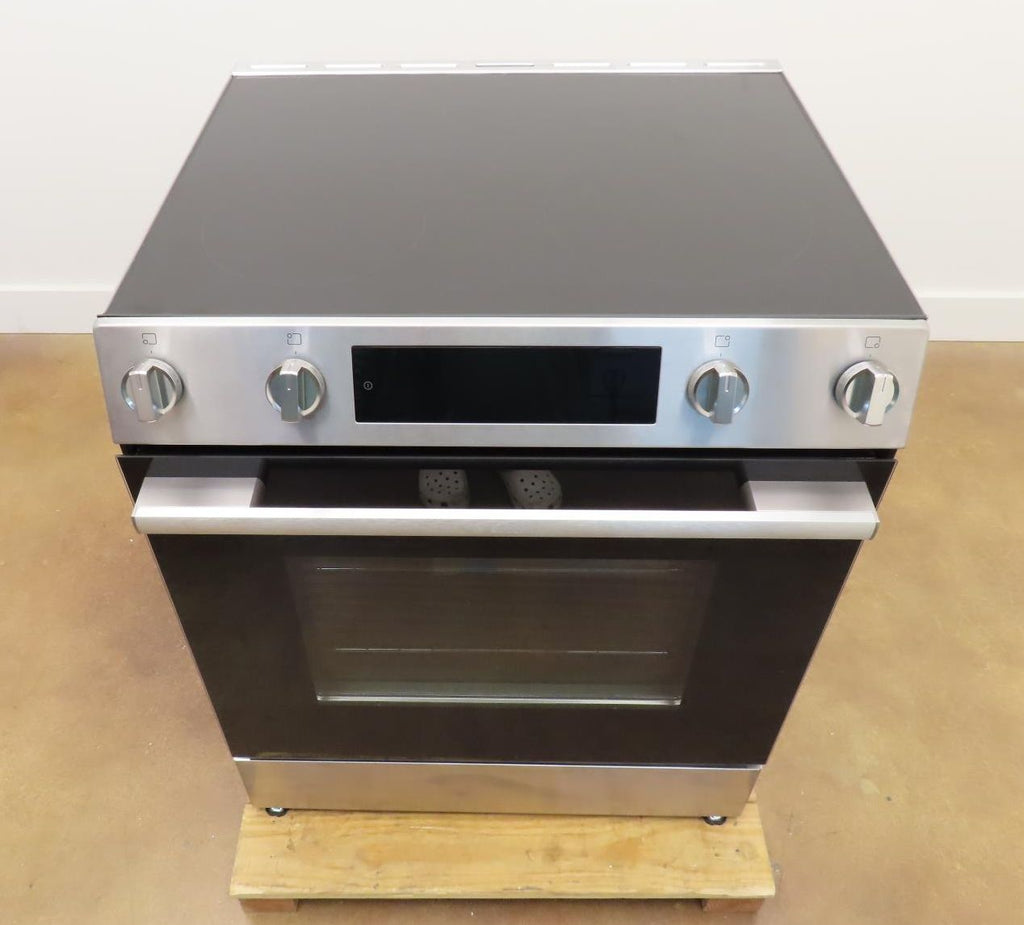 Bosch 100 Series HEF1050MU 30" SlideIn Electric Convection Range With Warranty