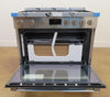 Bosch 800 Series HGS8655UC 36" Stainless Gas Range with 6 Sealed Burners