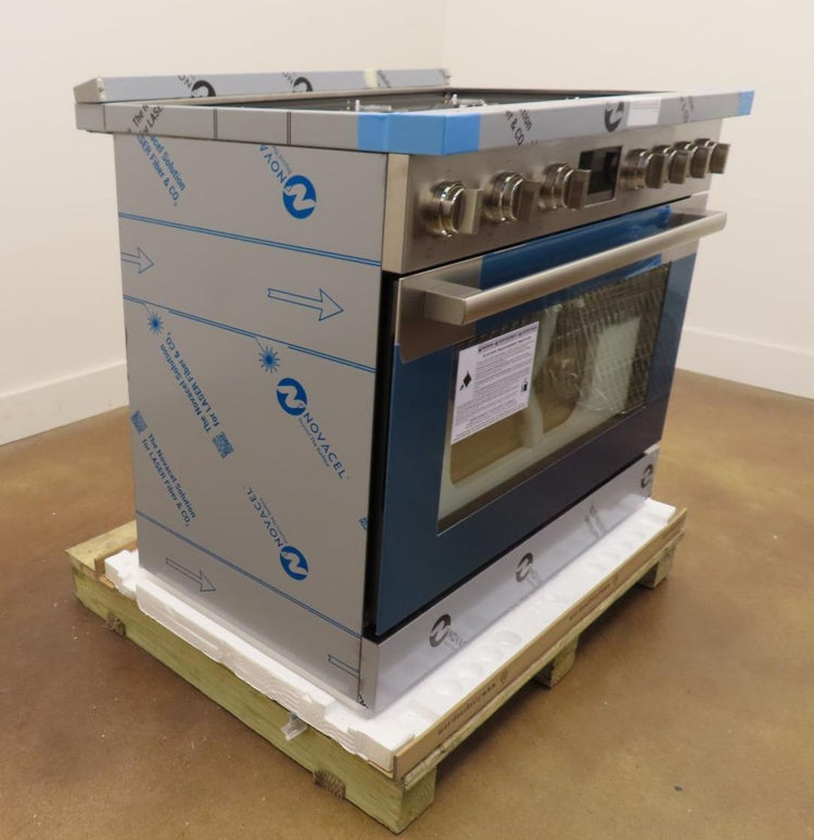 Bosch 800 Series HGS8655UC 36" Stainless Gas Range with 6 Sealed Burners