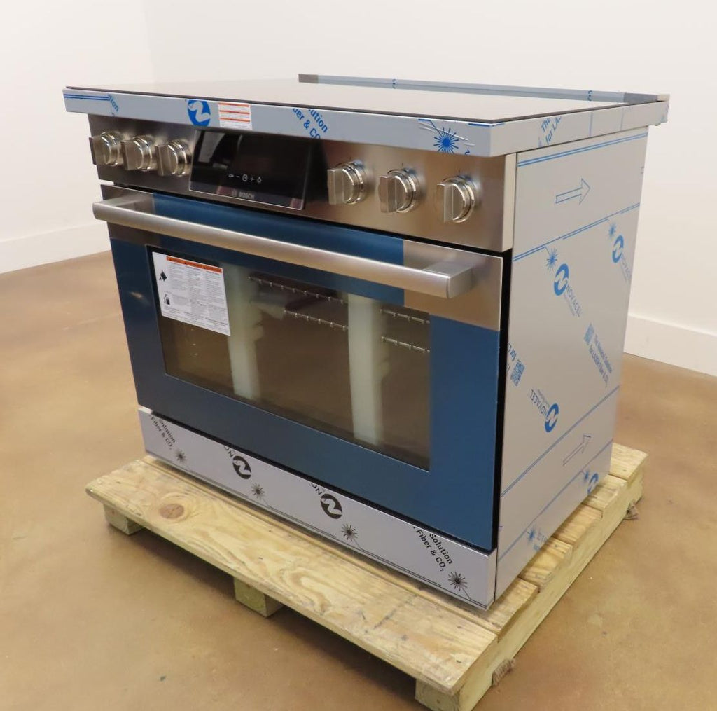 Bosch 800 Series HIS8655U 36" Slide-In Induction Stainless S Range Full Warranty