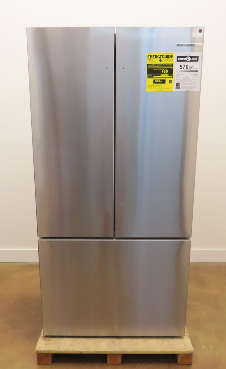 Bosch 800 Series B36CT80SNS 36 Inch Smart Counter Depth French Door Refrigerator