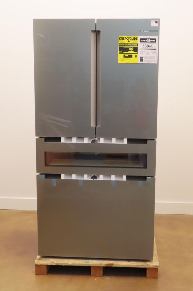 Bosch 800 Series B36CL81ENG 36" Freestanding French Door Smart Refrigerator Pics