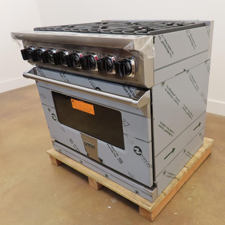Viking 7 Series VDR73626BSSLP 36 Inch Pro-Style Dual-Fuel Range 2024 Model