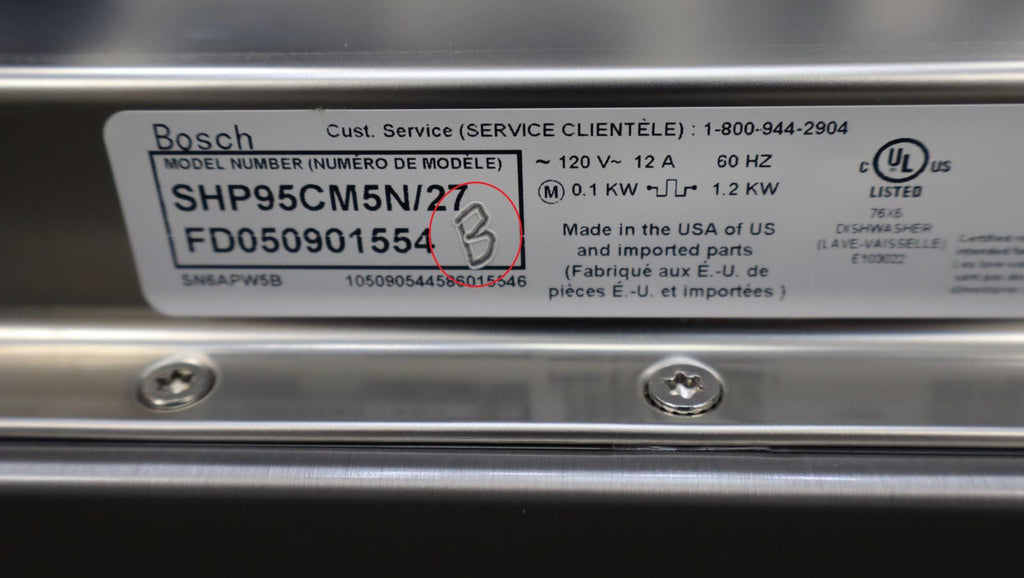 Bosch 500 Series 24" Fully Integrated Built-In Smart Dishwasher 38 dBA SHP95CM5N