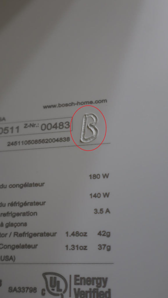 Bosch 800 Series 36" Freestand Stainless 20.5 Cu.Ft. French Door B36CL80ENS