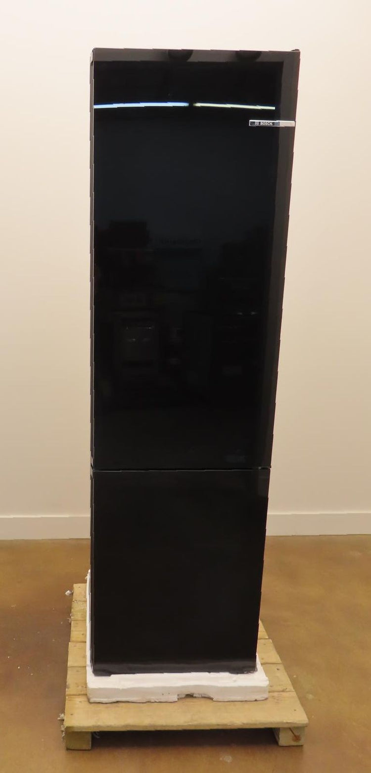 Bosch 800 Series B24CB80ESB 24" Freestanding Smart Black Glass Refrigerator