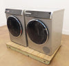 Bosch 800 Series WGB246AXUC / WQB245AXUC Front 24" Grey Load Washer & Dryer Set