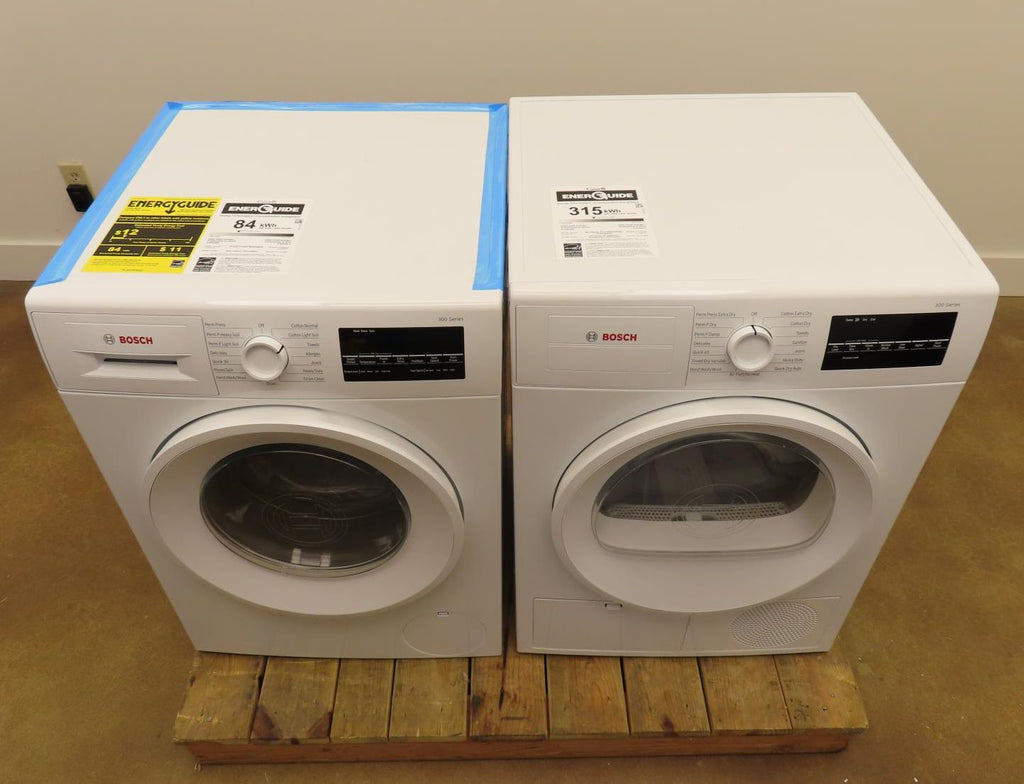 Bosch 300 Series WGA14400UC / WPA12100UC Front Load Washer & Ventless Dryer set