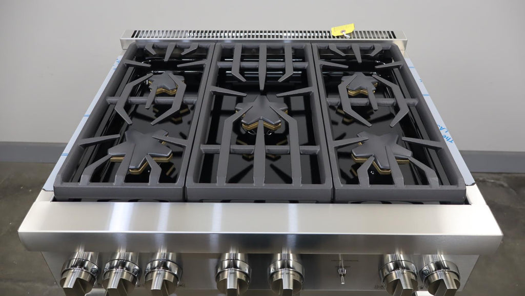 Thermador Pro Harmony 30" SS 5 Sealed Star Burners Pro-Style Gas Range PRG305WH