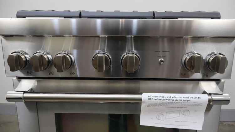 Thermador Pro Harmony 30" SS 5 Sealed Star Burners Pro-Style Gas Range PRG305WH