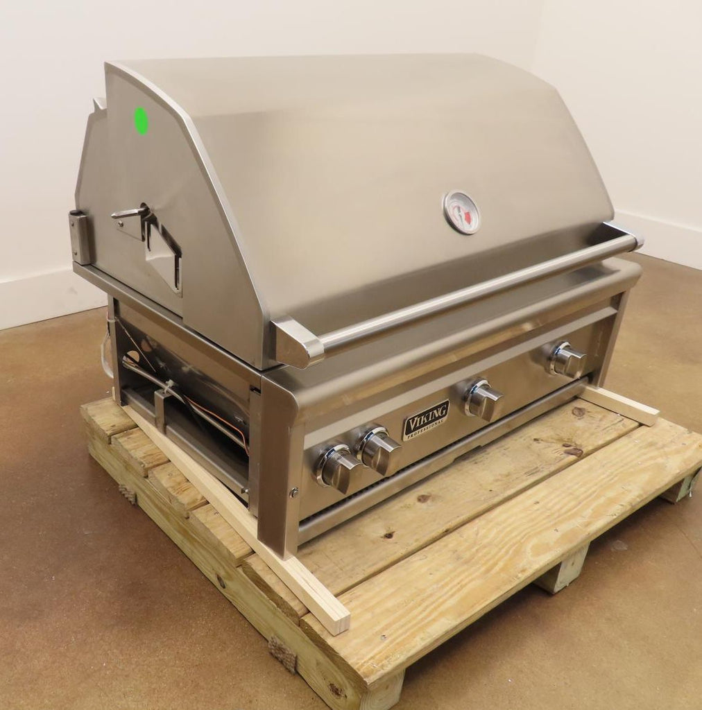 Viking 5 Series VQGI5361NSS 36 Inch Built In Natural Gas Stainless Steel Grill