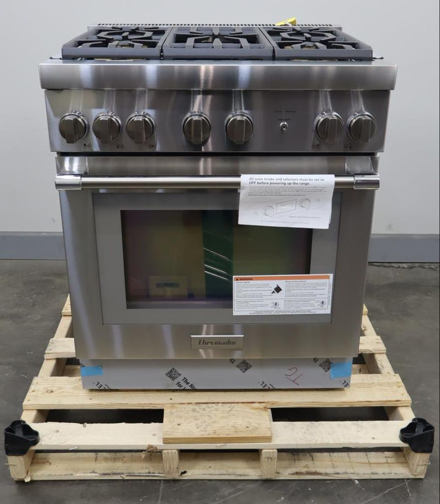 Thermador Pro Harmony 30" SS 5 Sealed Star Burners Pro-Style Gas Range PRG305WH