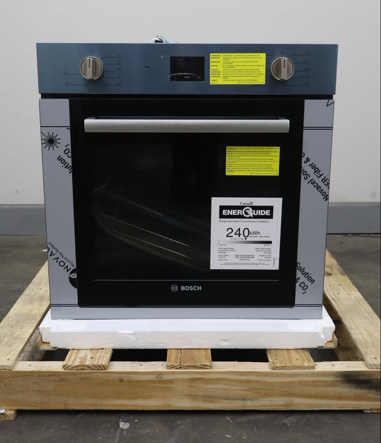 Bosch 4 Inch Stainless Single Electric Convection 500 Series Wall Oven HBE5453UC