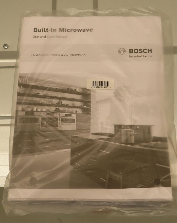 Bosch 500 Series HMB50152UC 30" Built-In Microwave Oven Full Warranty