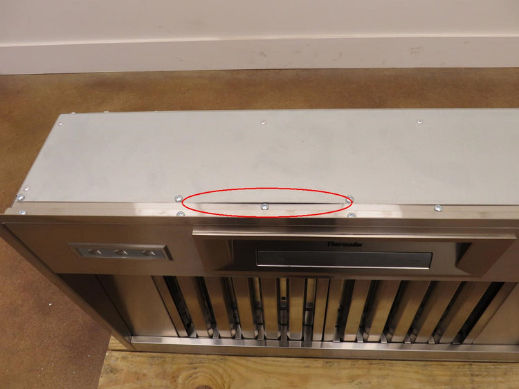 Thermador Professional Series VCIN36GWS 36" Home Connect Custom Insert Hood Pics