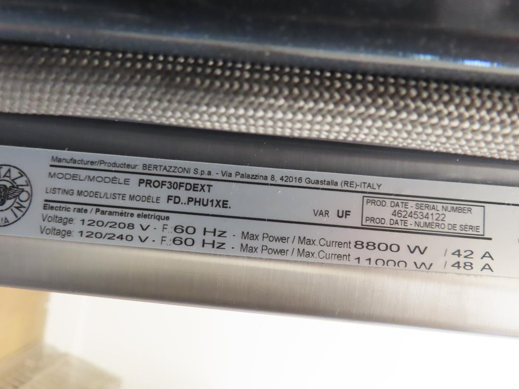Bertazzoni Professional Series PROF30FDEXT 30" Double Electric Wall Oven