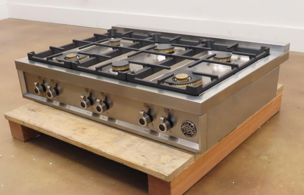 Bertazzoni Professional Series PROF366RTBXT 36" Gas Rangetop Full Warranty
