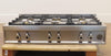 Bertazzoni Professional Series PROF366RTBXT 36" Stainless Steel Gas Rangetop