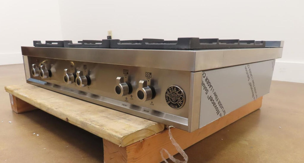 Bertazzoni Professional Series PROF366RTBXT 36" Stainless Steel Gas Rangetop